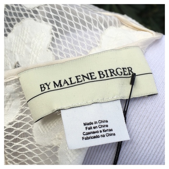 NWT MALENE BIRGER LACE TOP - Picture 3 of 7